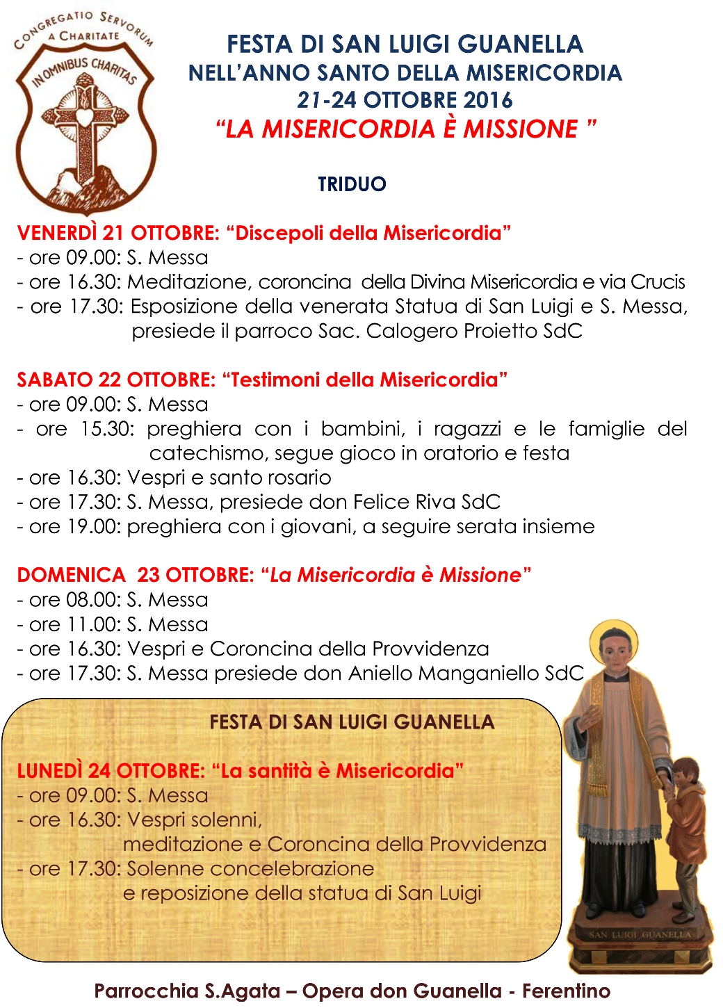Festa San Luigi Guanella 2016